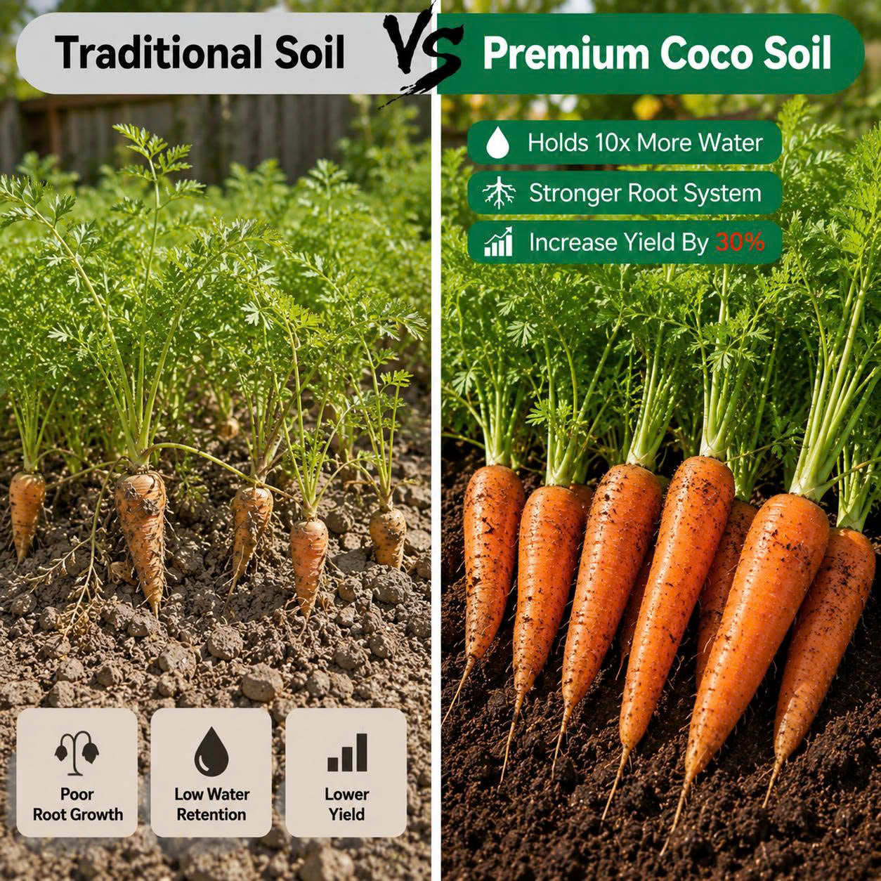 COIRIVA Compressed Coco Coir Bricks