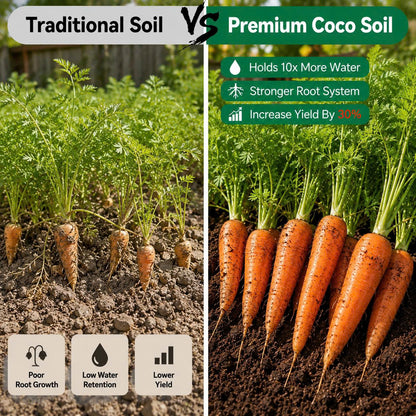 COIRIVA Compressed Coco Coir Bricks