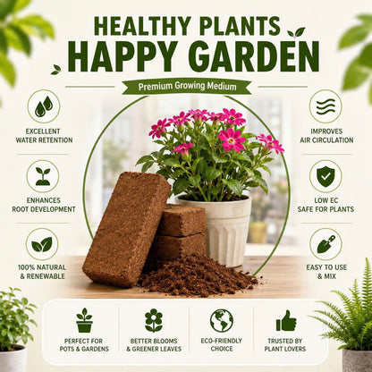COIRIVA Compressed Coco Coir Bricks